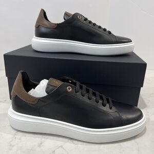 Good Man NEW‎ Sneakers 8 Legend London Black Dark Vachetta Italy Leather Shoes
